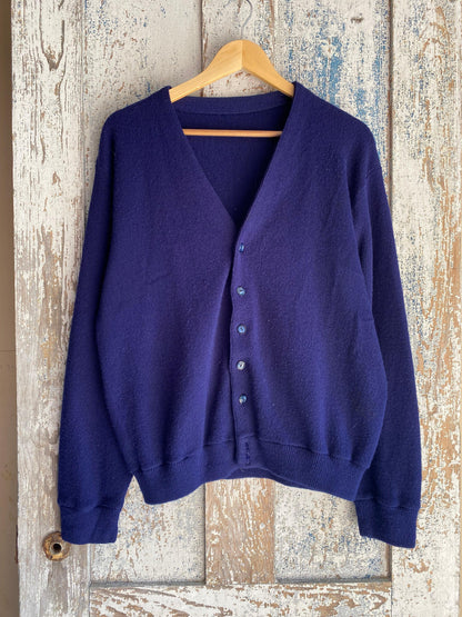 1980s Navy Cardigan | L