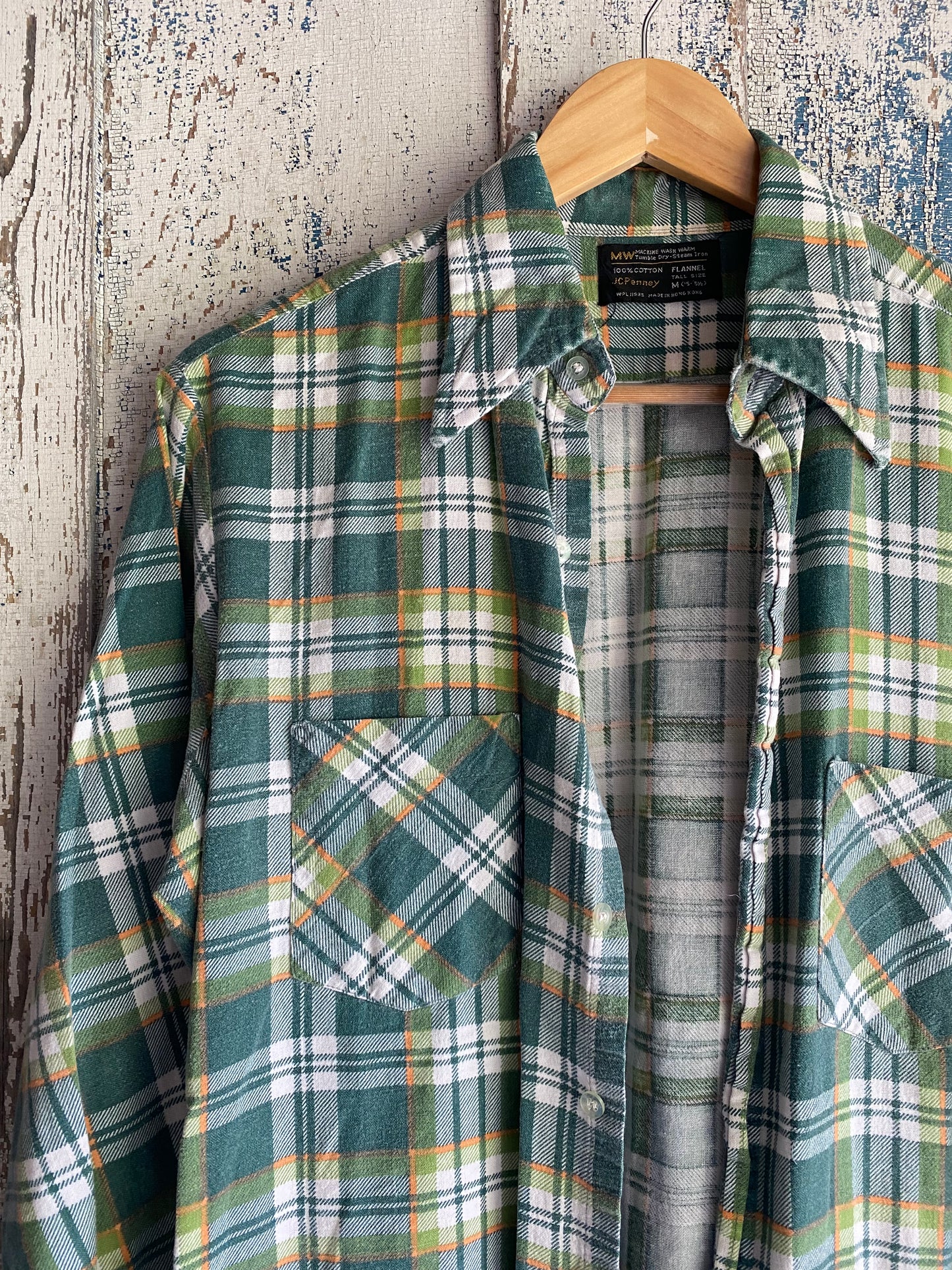 1970s Flannel Shirt | L