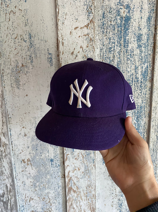 2000s Purple Yankee Fitted | 7 1/4