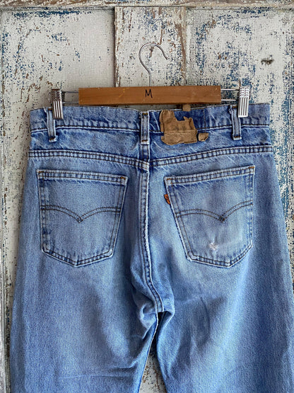 1980s Light Wash Orange Tabs | 31