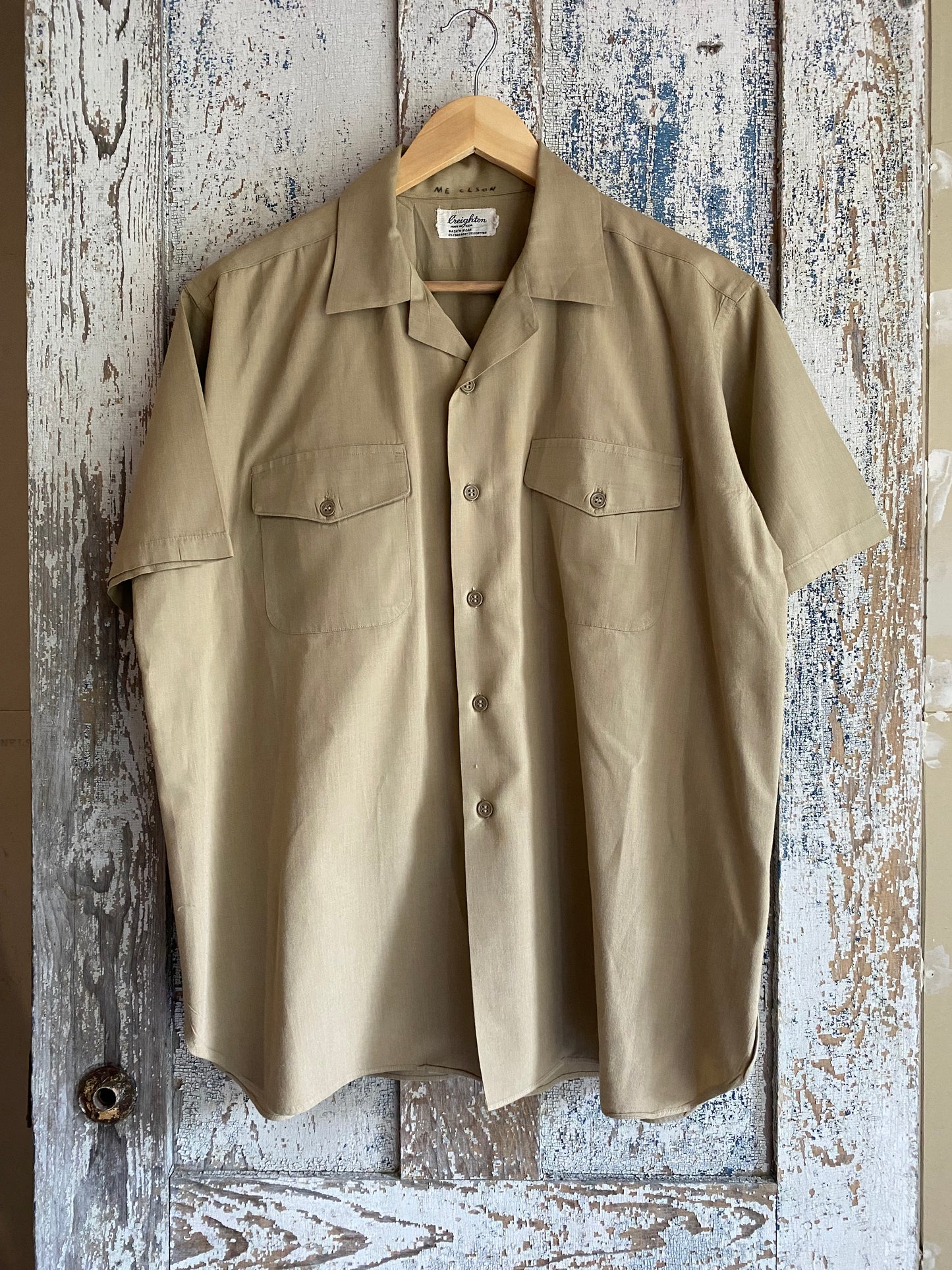 1960s Camp Collar Shirt | L