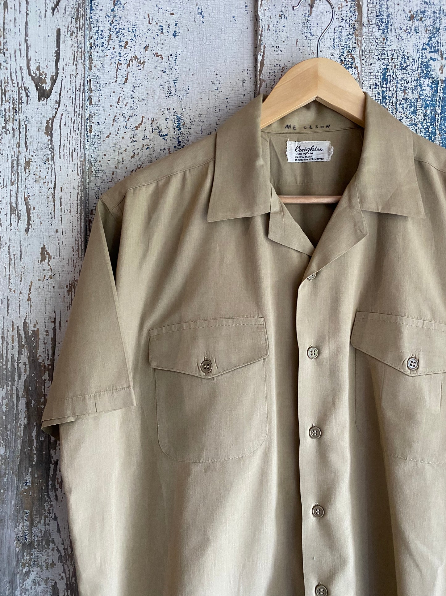 1960s Camp Collar Shirt | L