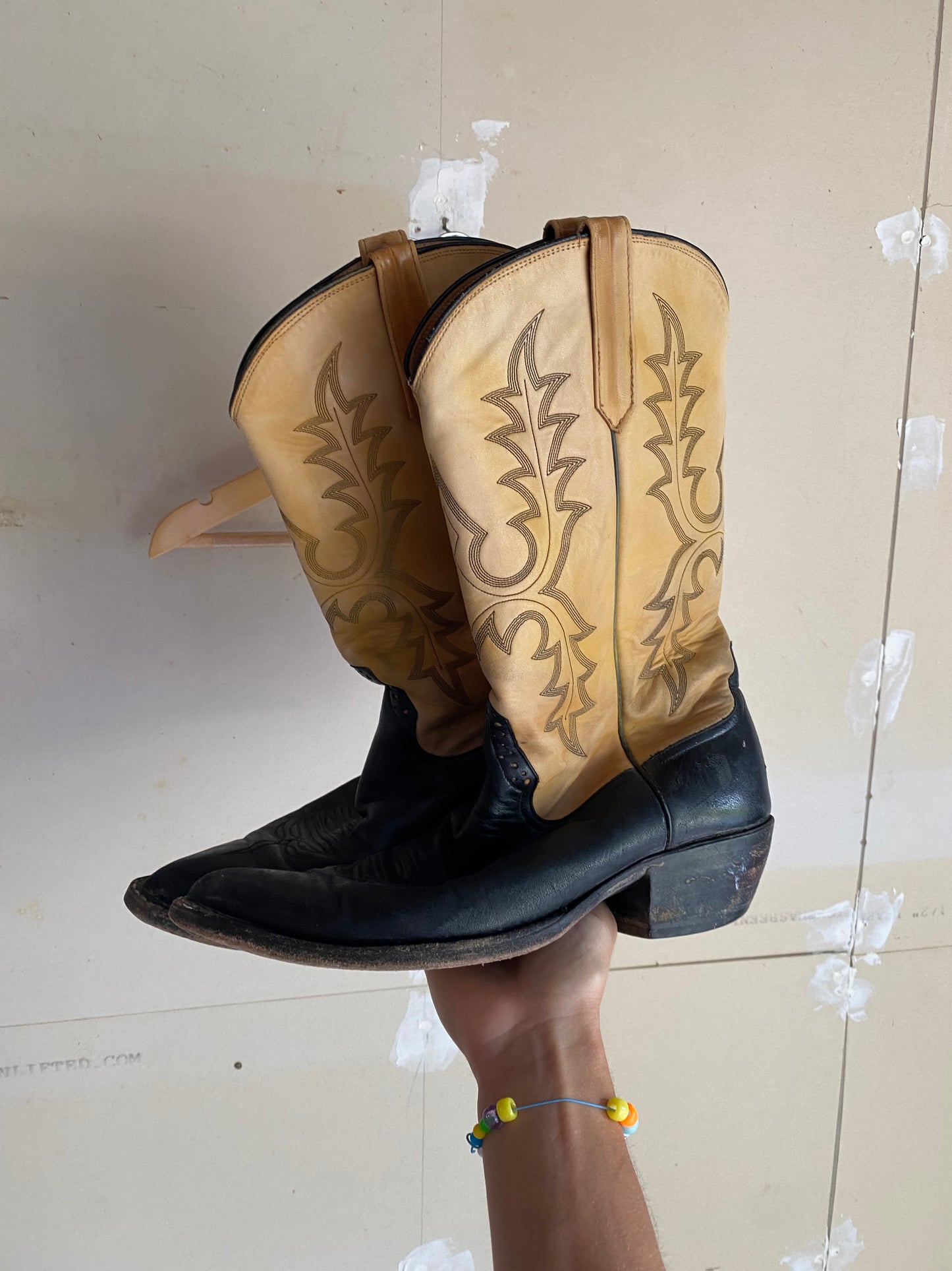 1980s Two Tone Cowboy Boots | 10