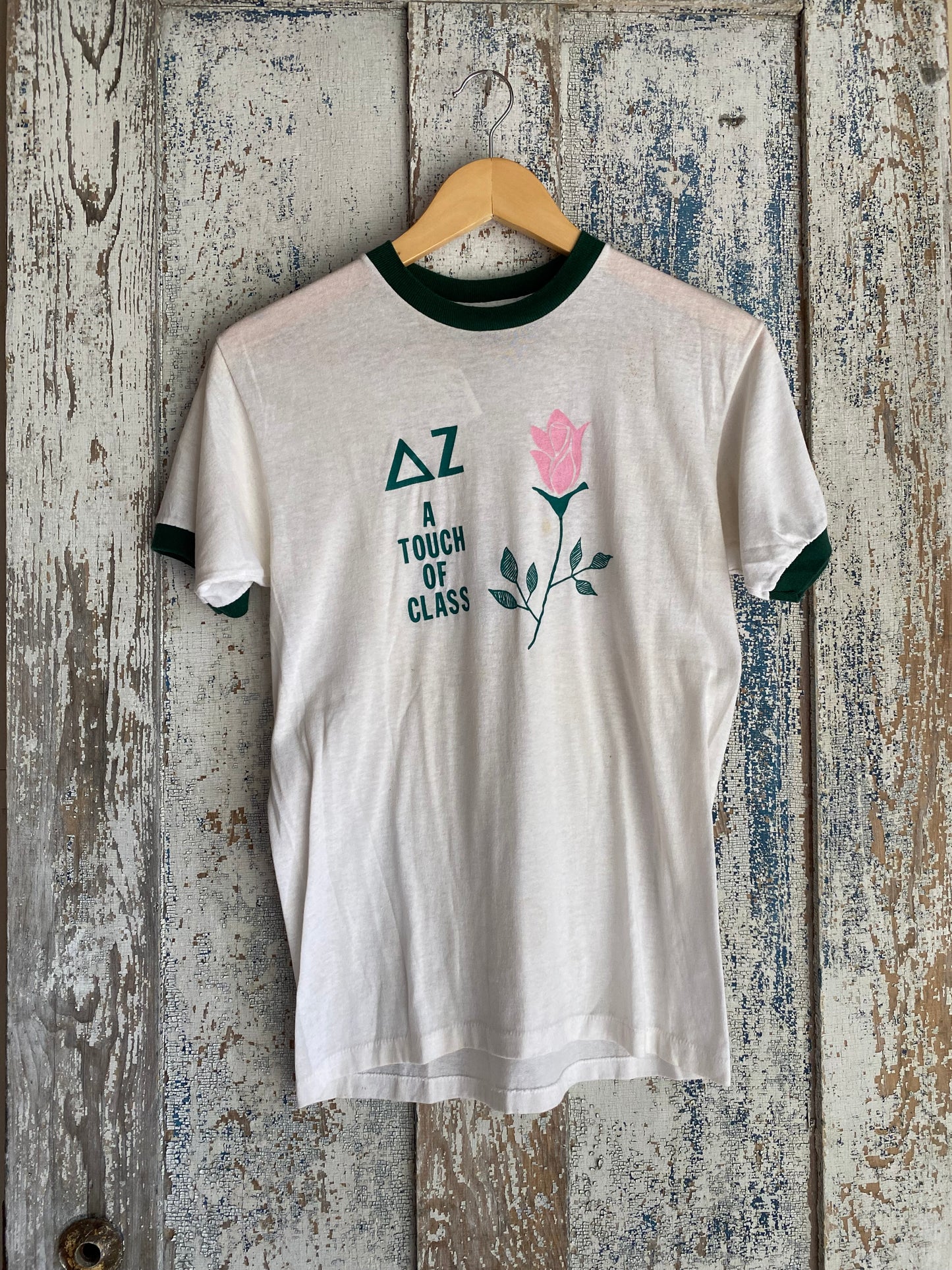 1970s Sorority Ringer Tee | S