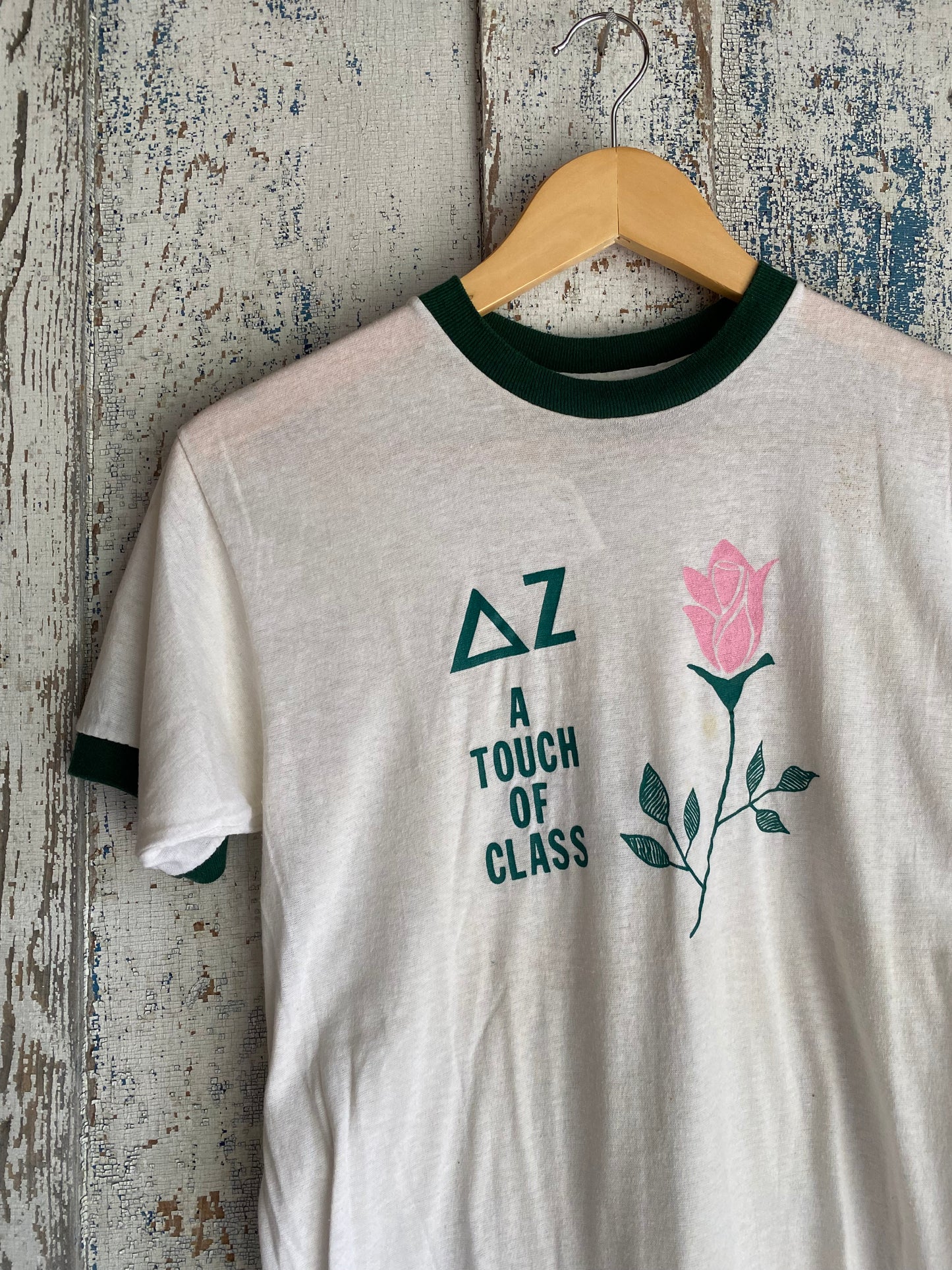 1970s Sorority Ringer Tee | S