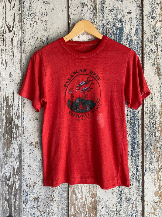 1980s Faded Red Tee | M