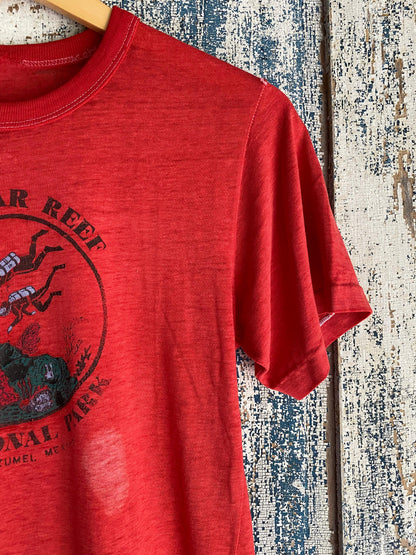 1980s Faded Red Tee | M