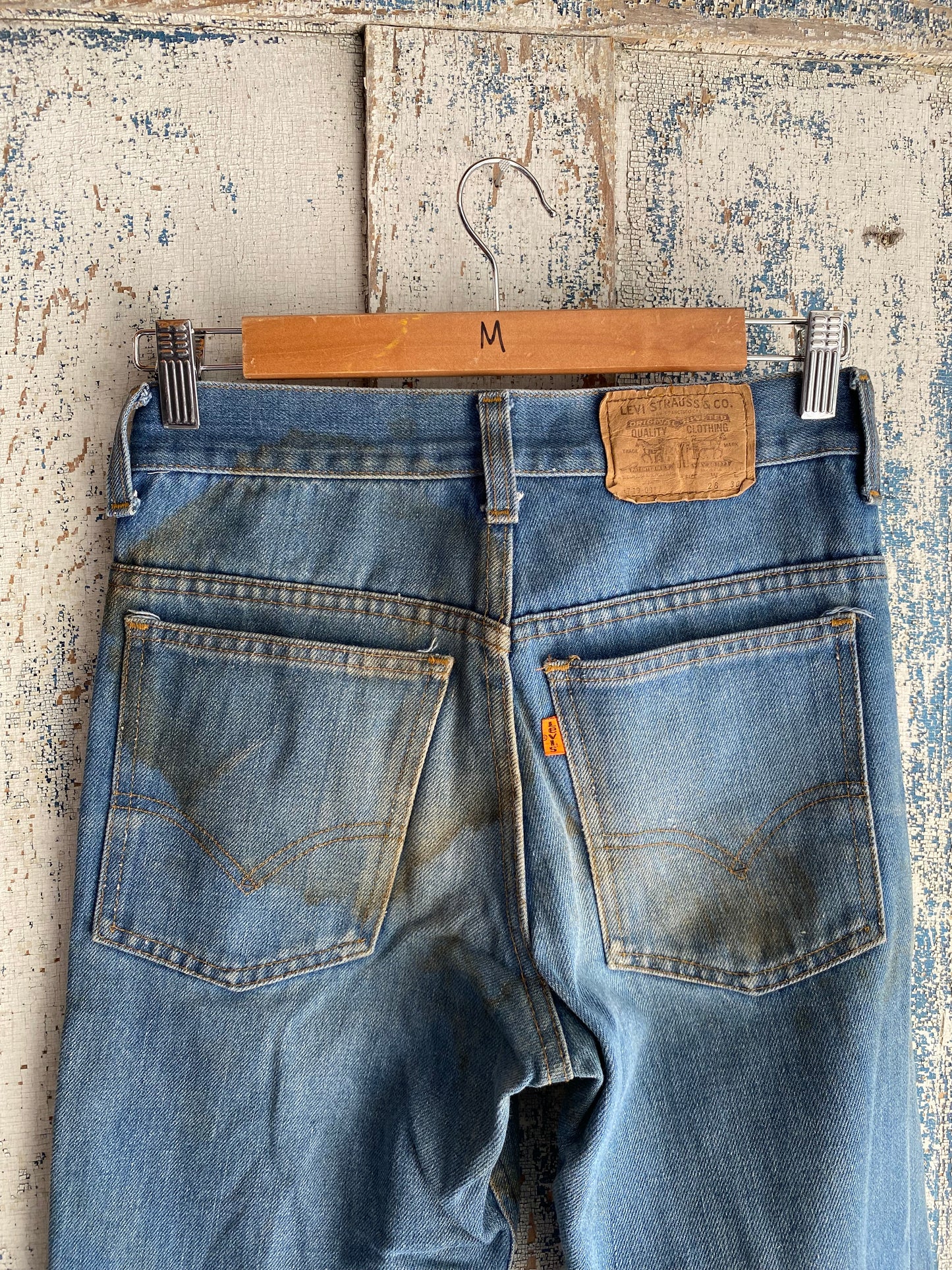 1970s Orange Tab Levis | 28