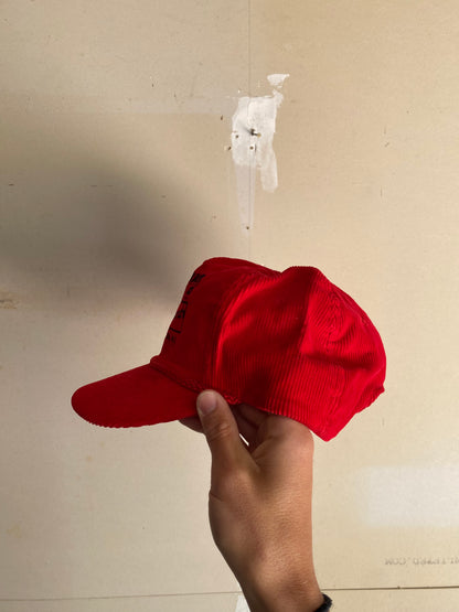 1990s Corduroy Red Hat