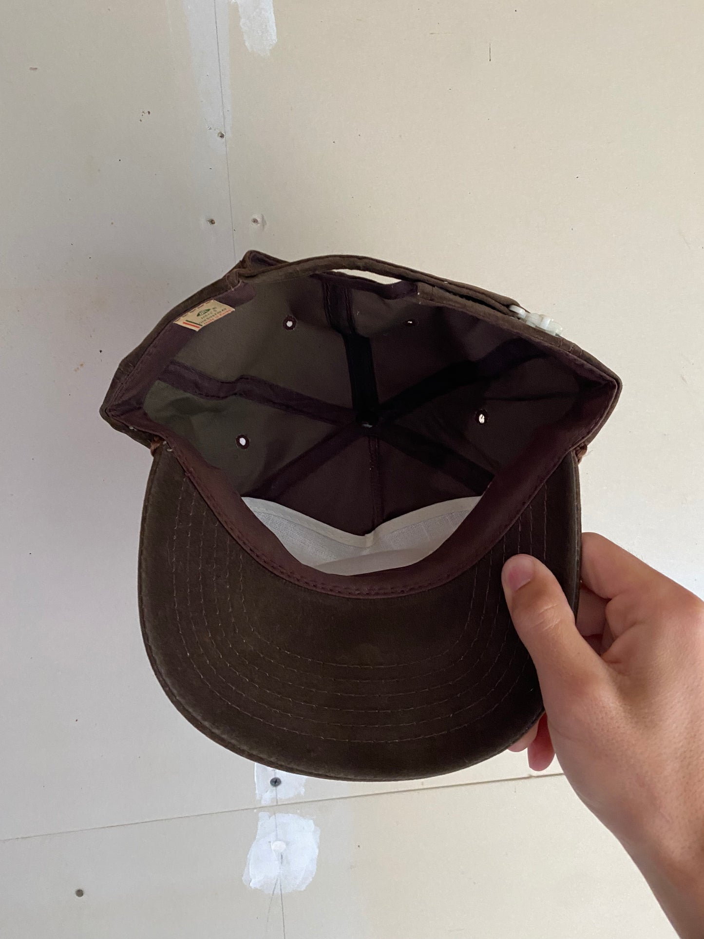 1980s Brown Suede Hat