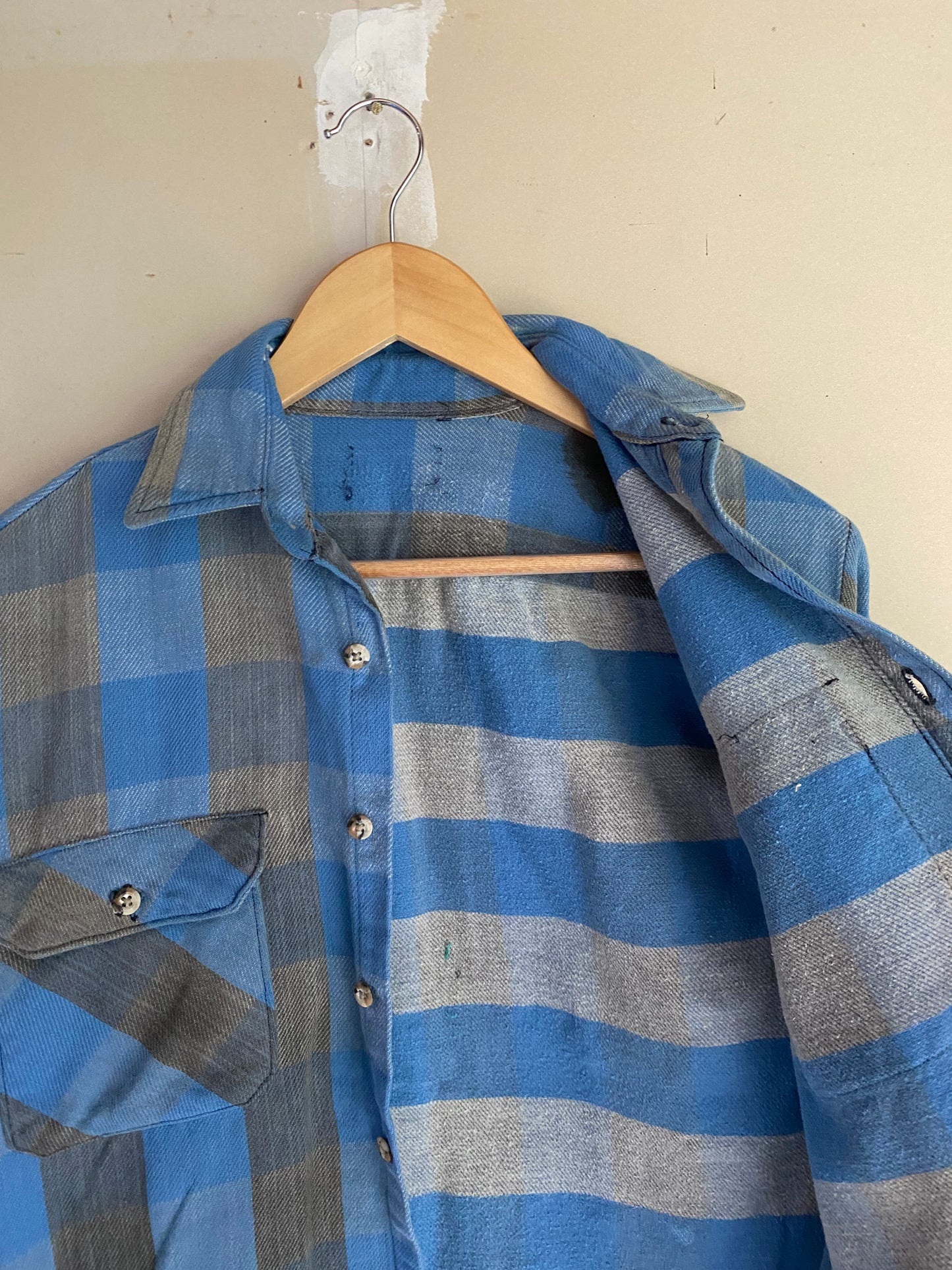 1960s Faded Work Flannel | M