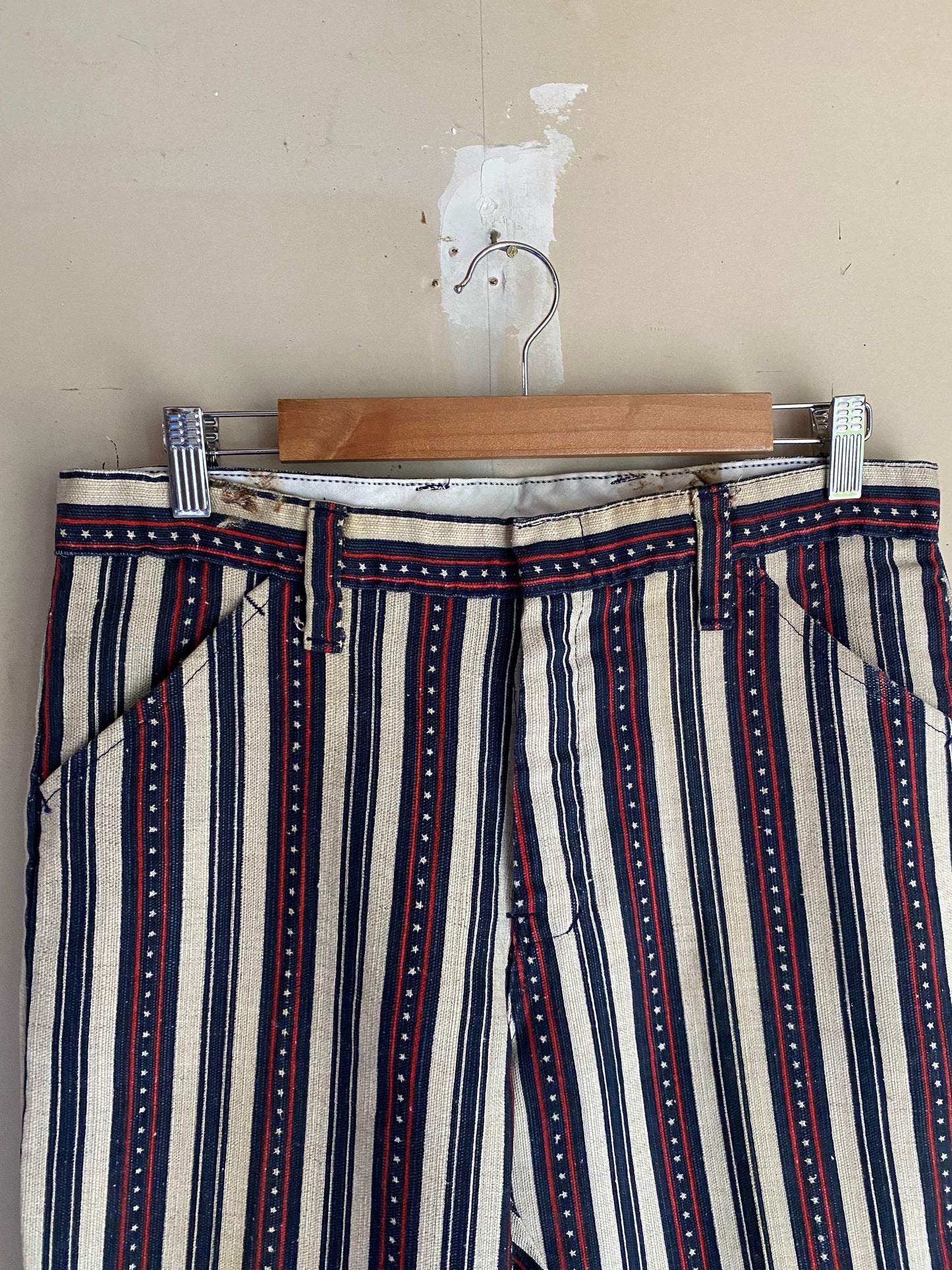 1960s Americana Flared Pants | 34