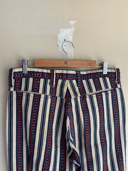 1960s Americana Flared Pants | 34