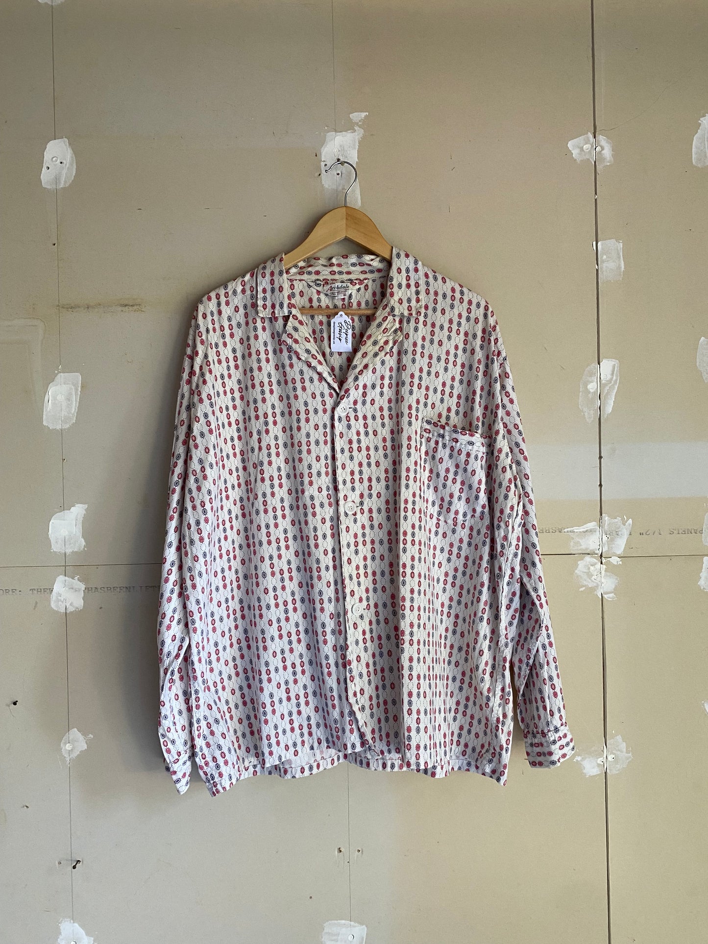 1970s Camp Collar Shirt | XL