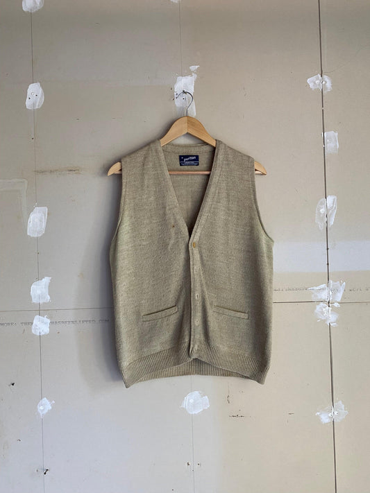 1980s Knit Vest | L