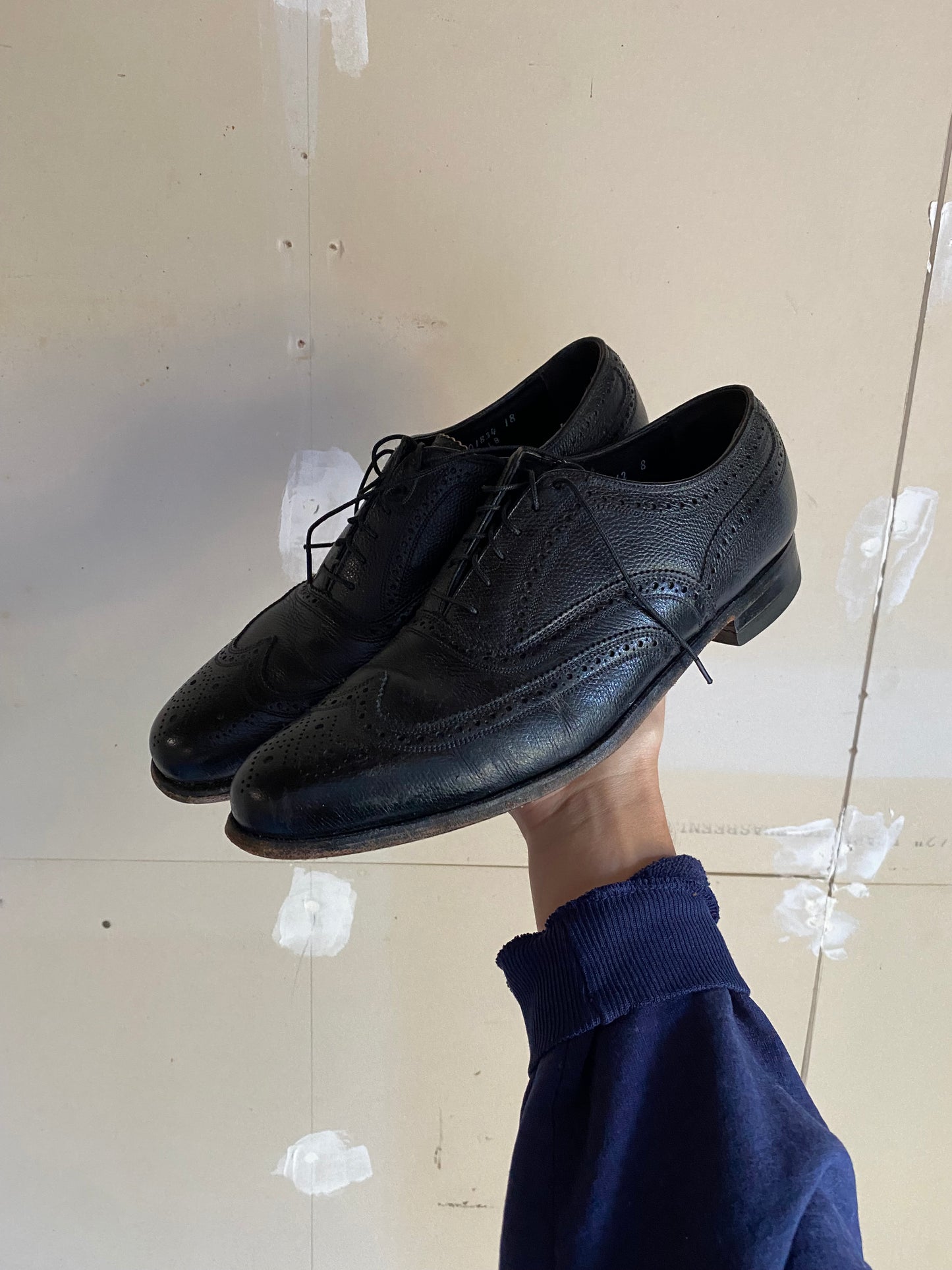 1980s Wing Tip Shoes | 9.5