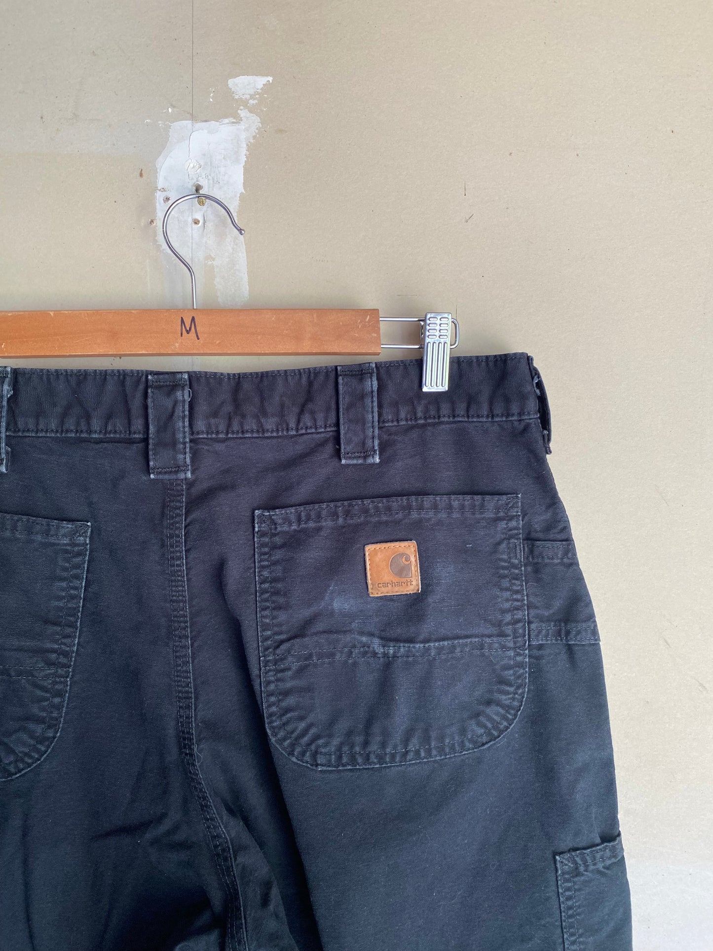 1990s Black Carhartt Pants | 36