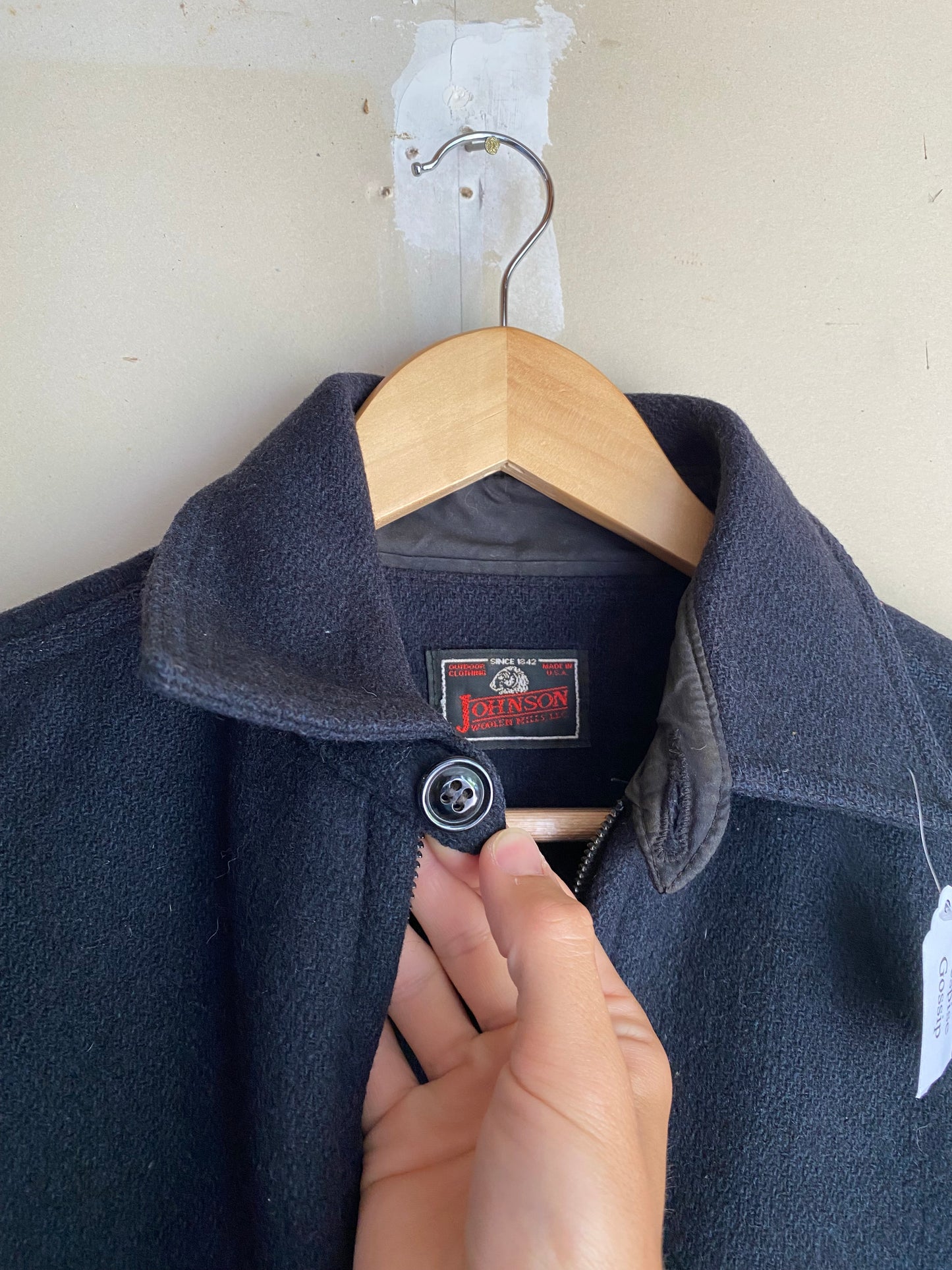 1960s Wool Zip Jacket | M