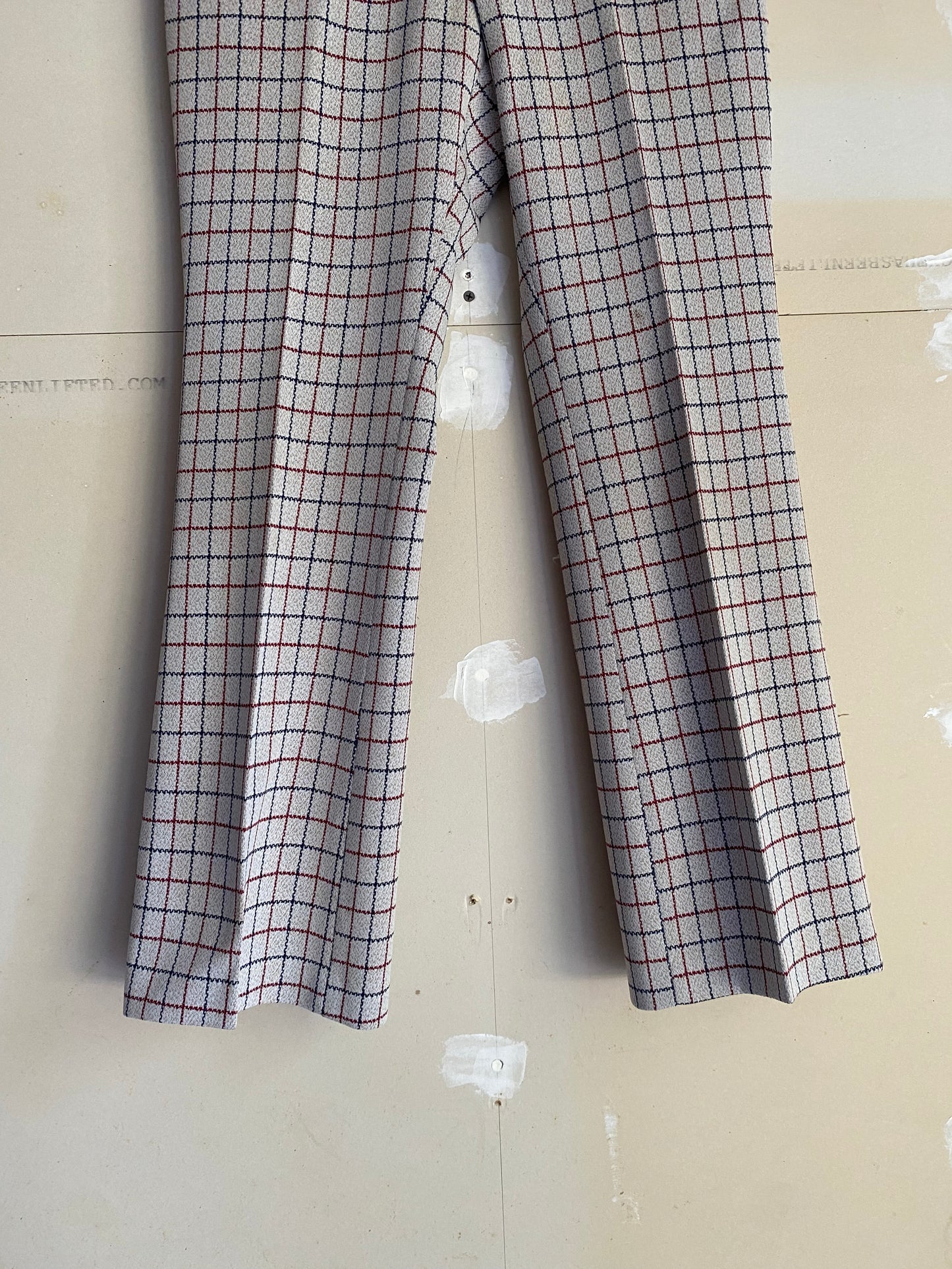 1970s Patterned Flared Slacks | 31