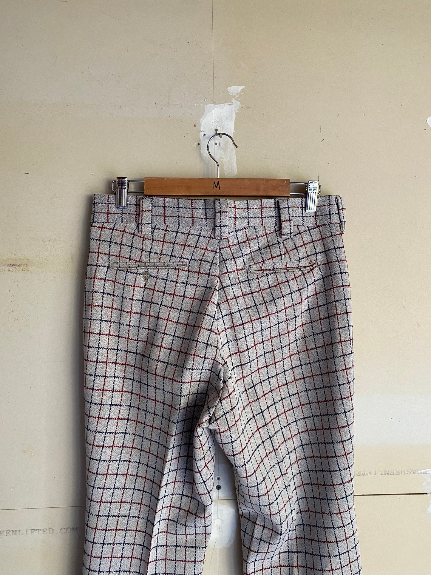 1970s Patterned Flared Slacks | 31