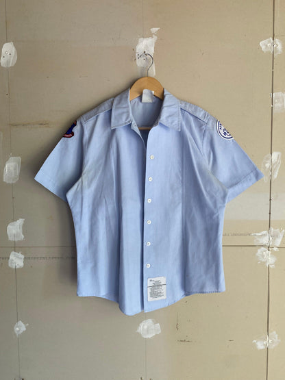 1980s Navy Button Up | M