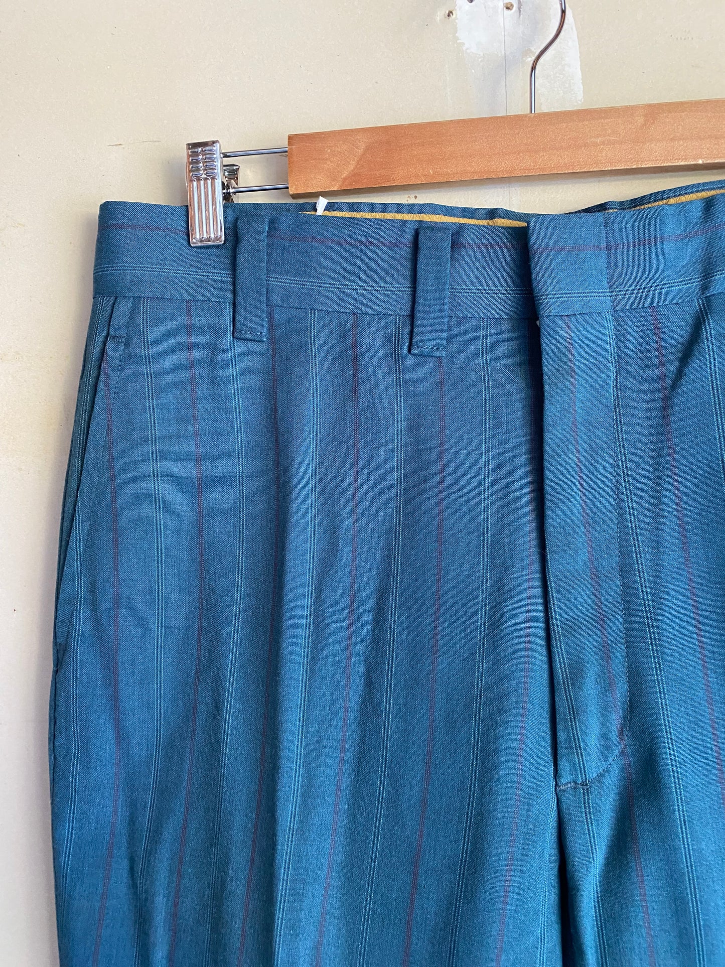 1970s Pin Stripe Slacks | 35