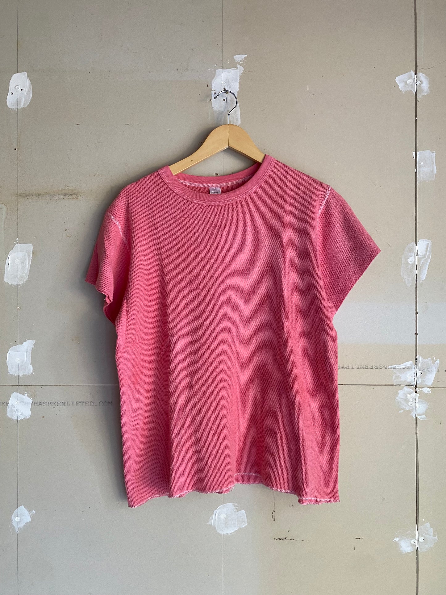 1990s Faded Red Thermal Tee | L
