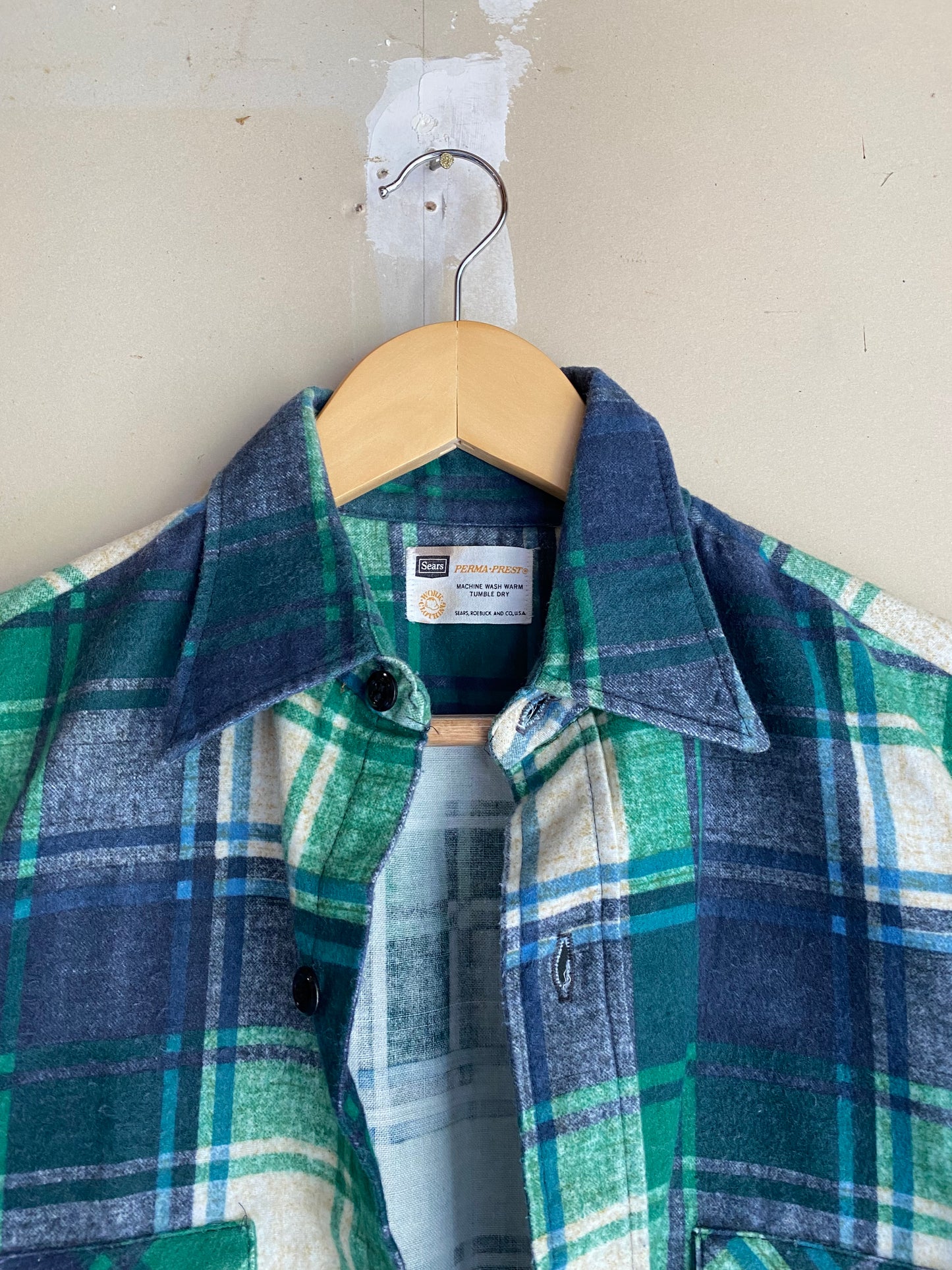 1970s Soft Flannel | M