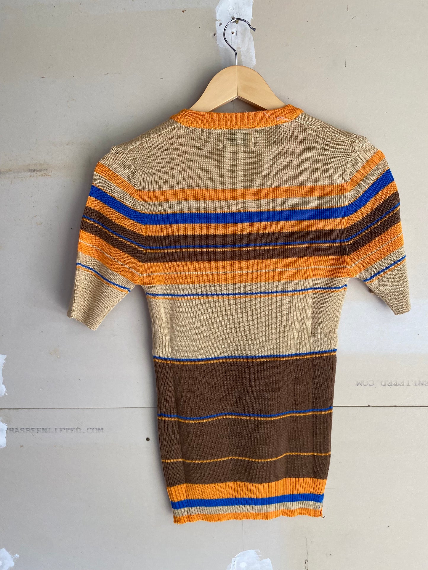 1970s Striped Knit Top | S