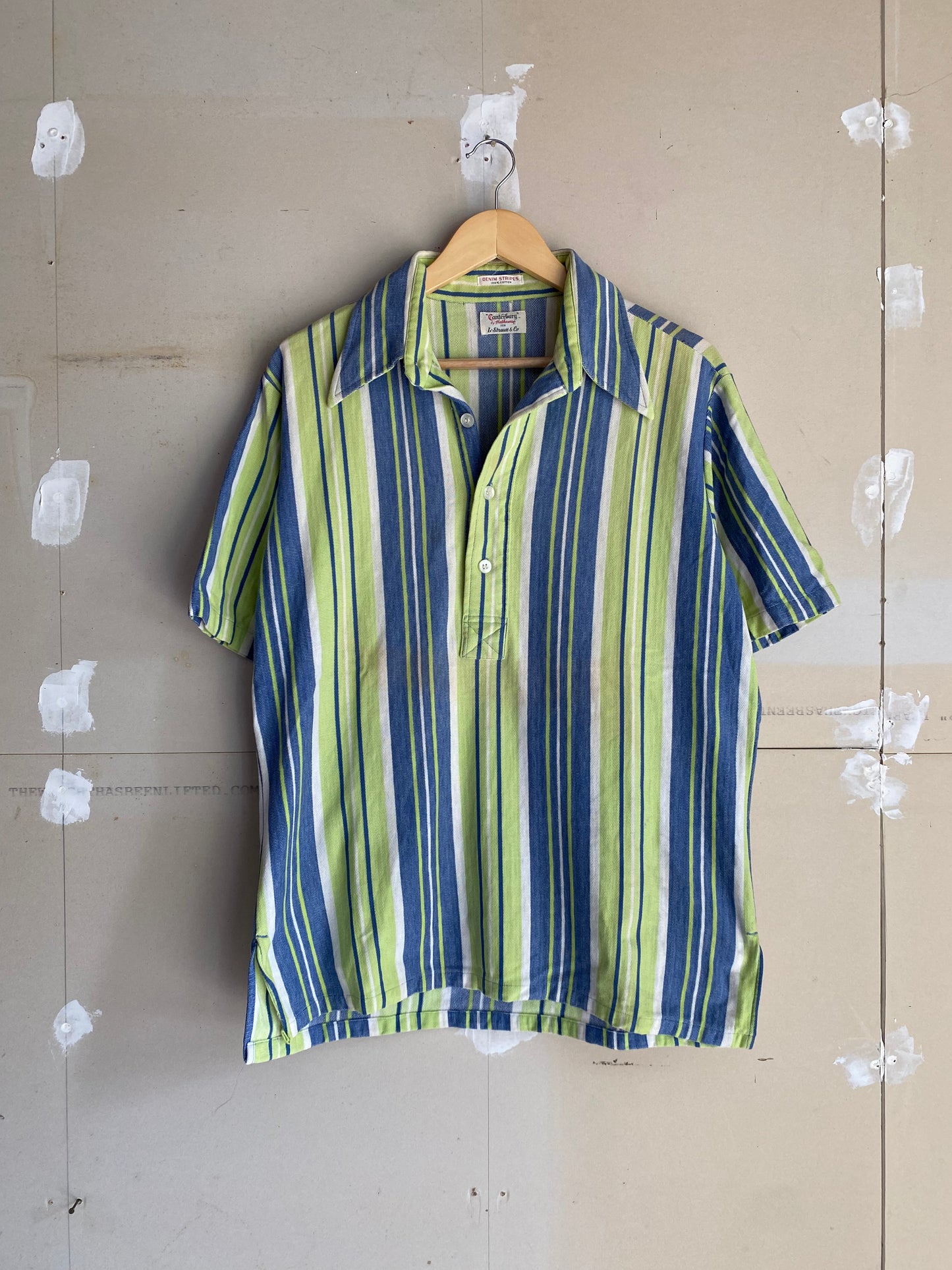 1970s Striped Levis Shirt | L