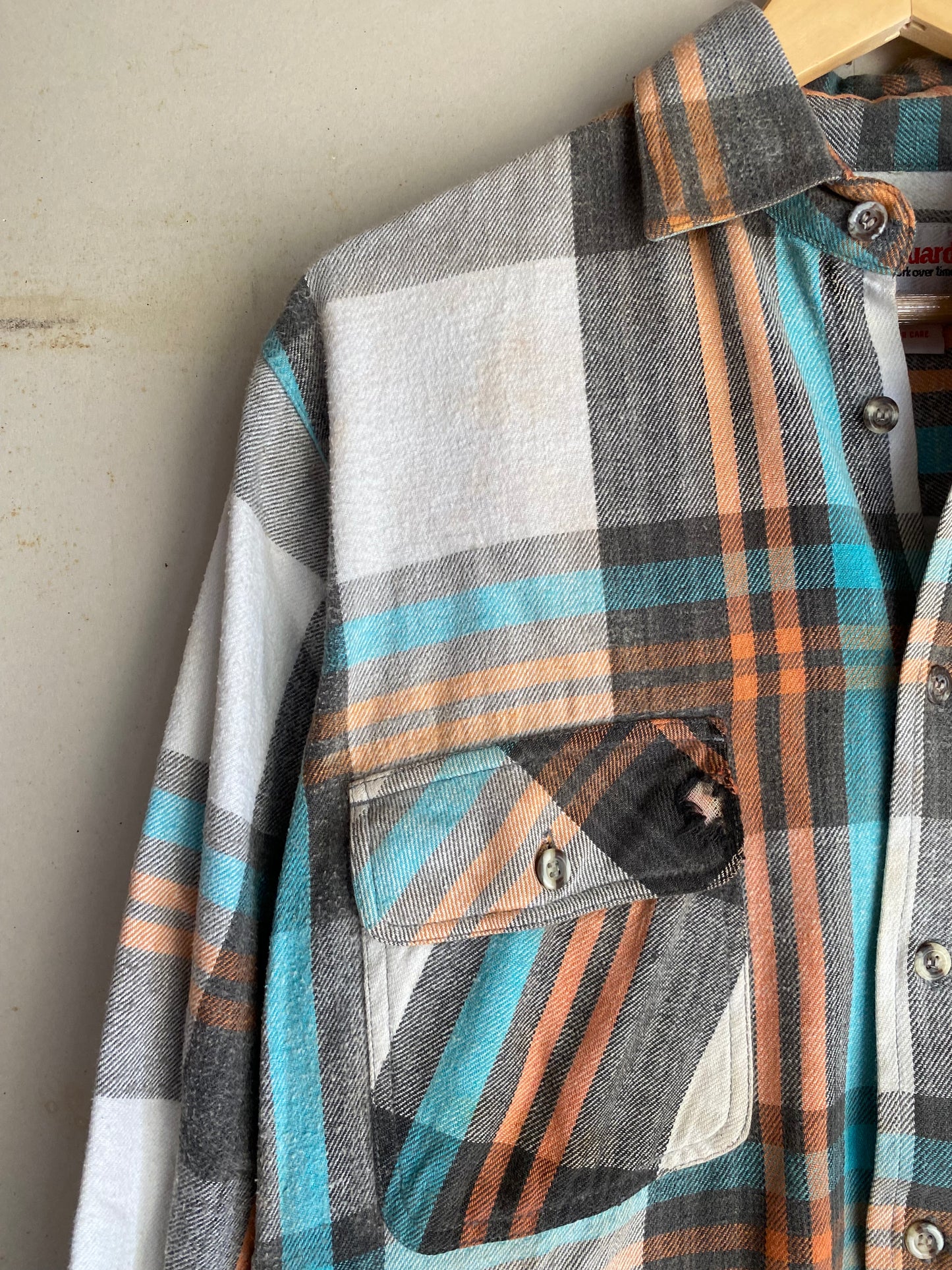 1980s Cotton Flannel | M