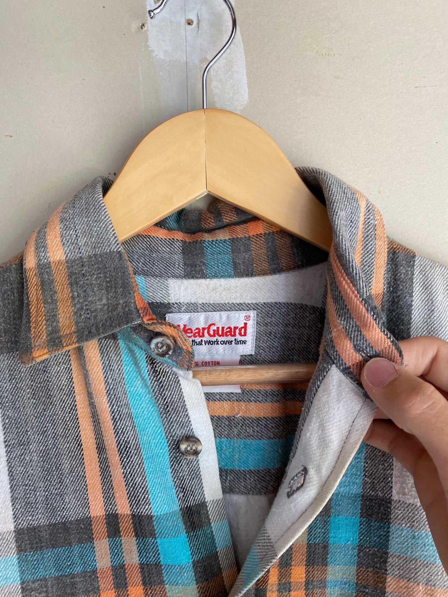 1980s Cotton Flannel | M