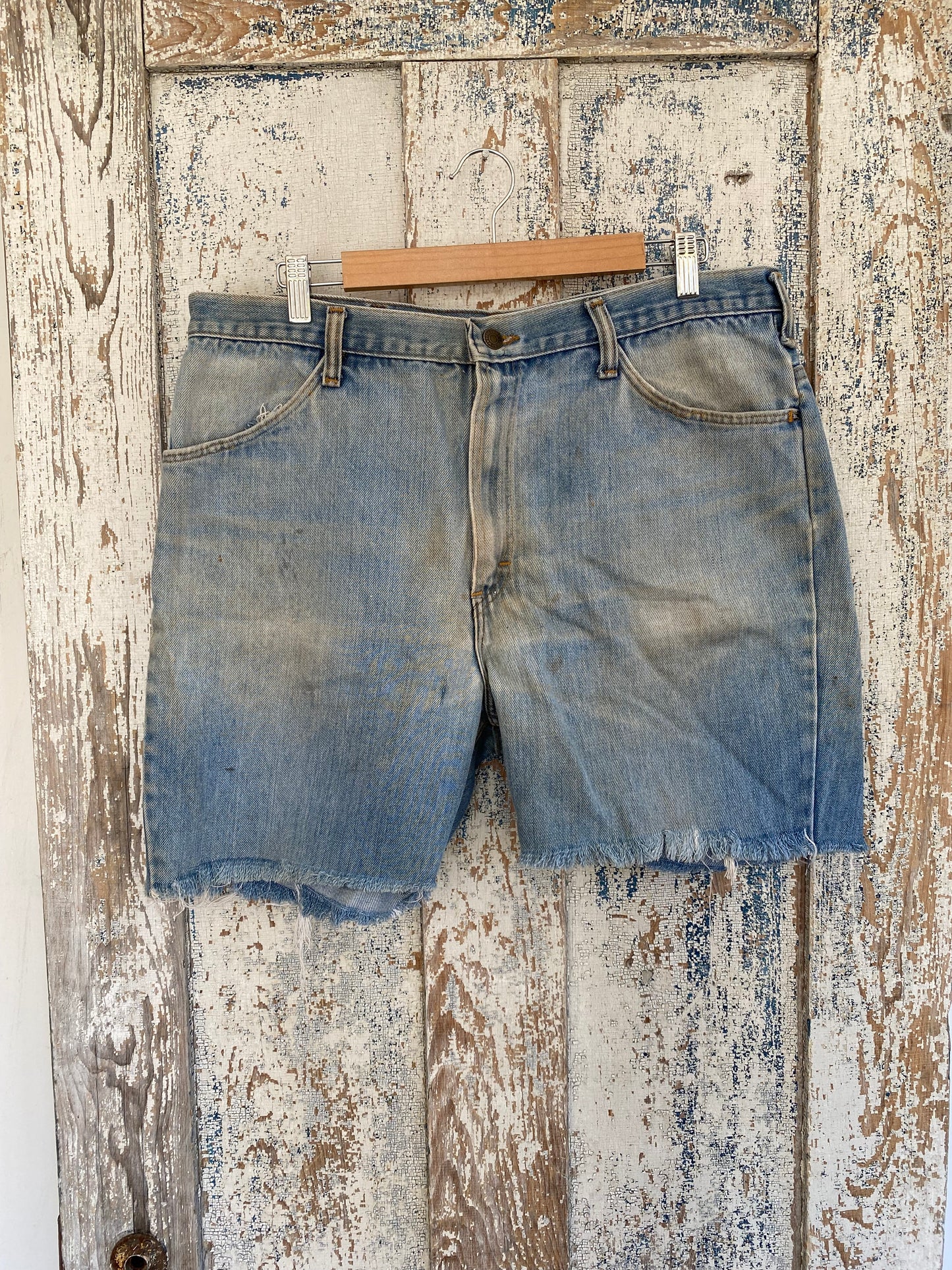 1970s Denim Shorts | 36