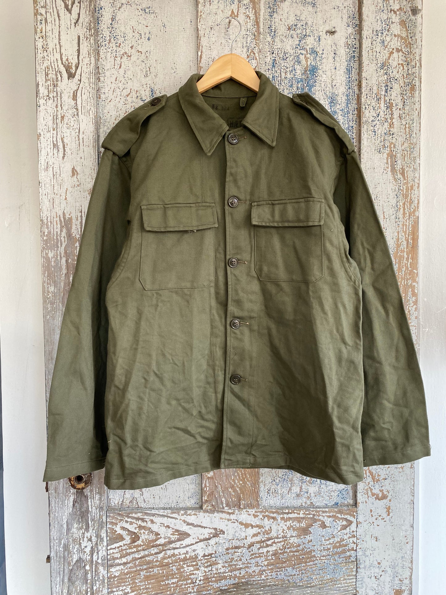 1980s German Military Shirt | L