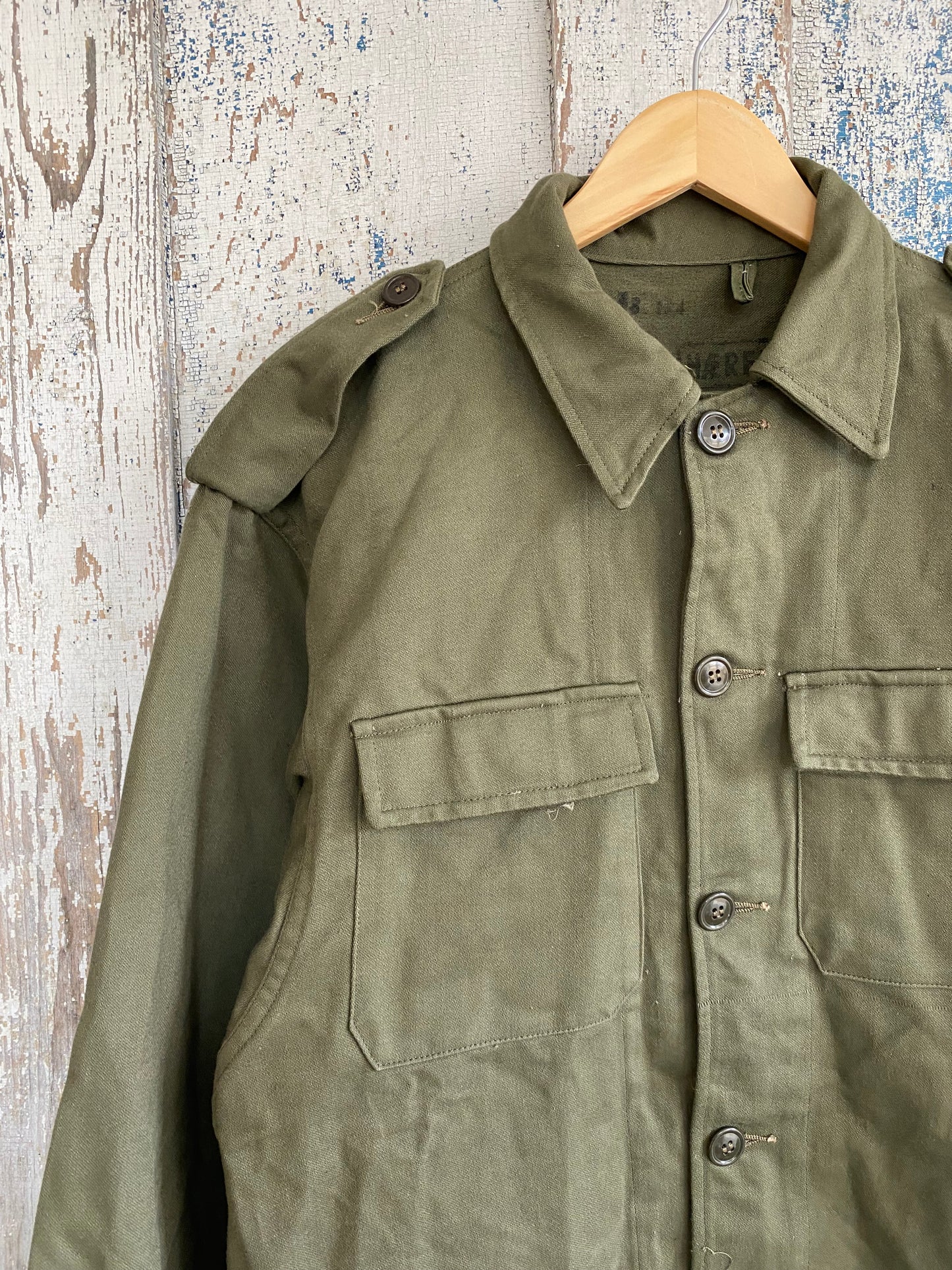 1980s German Military Shirt | L