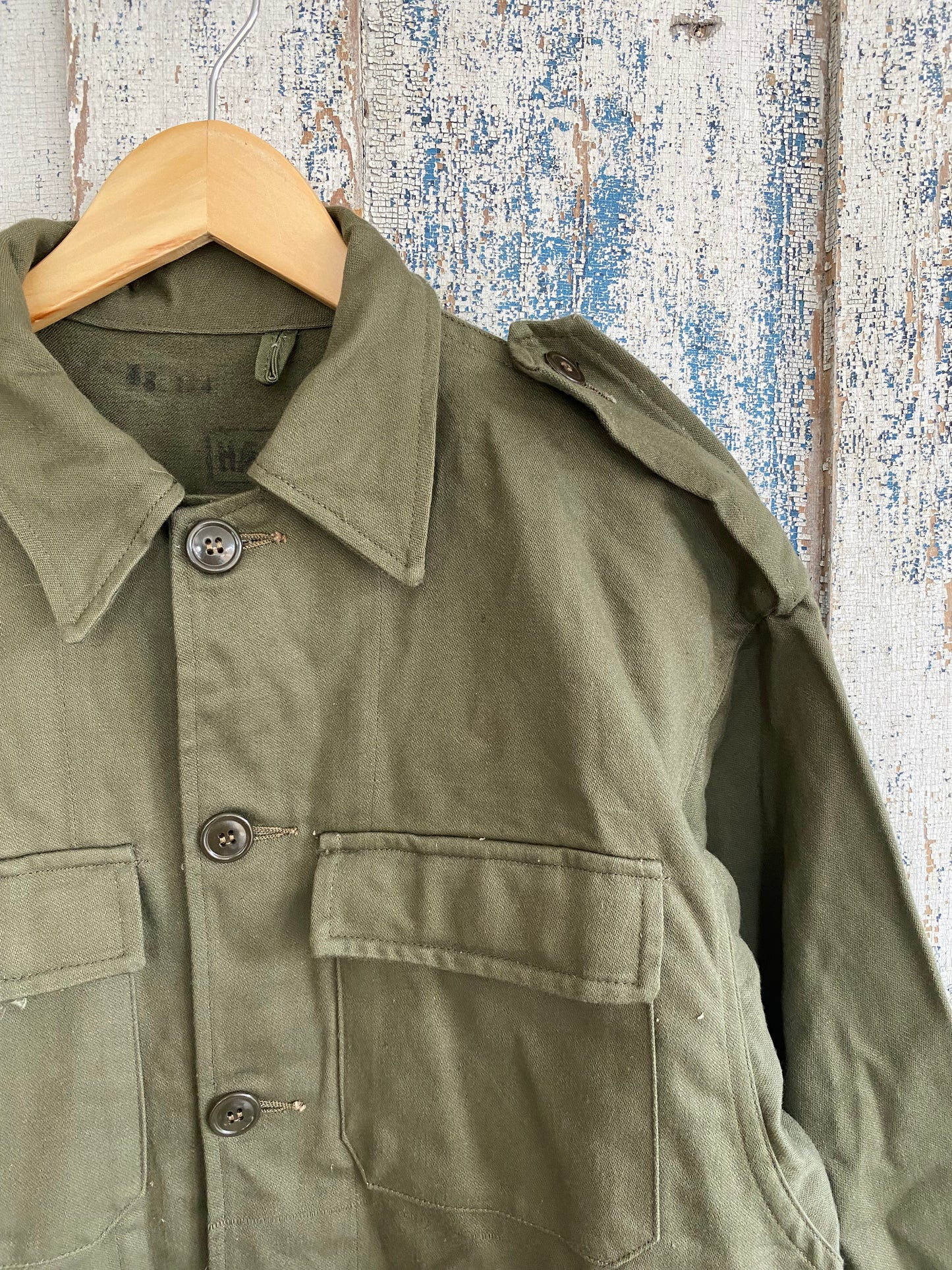 1980s German Military Shirt | L