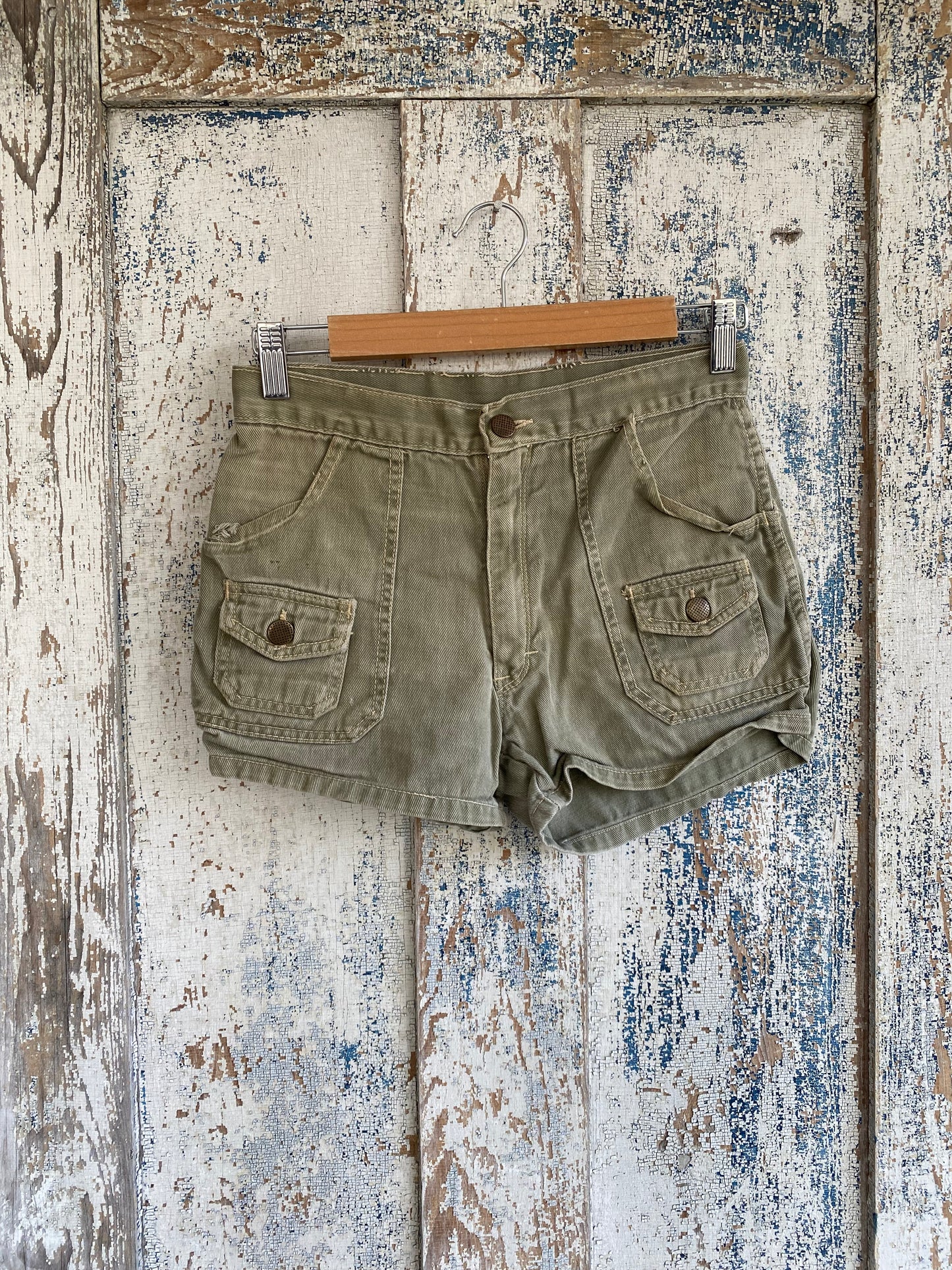 1970s Faded Green Shorts | 27