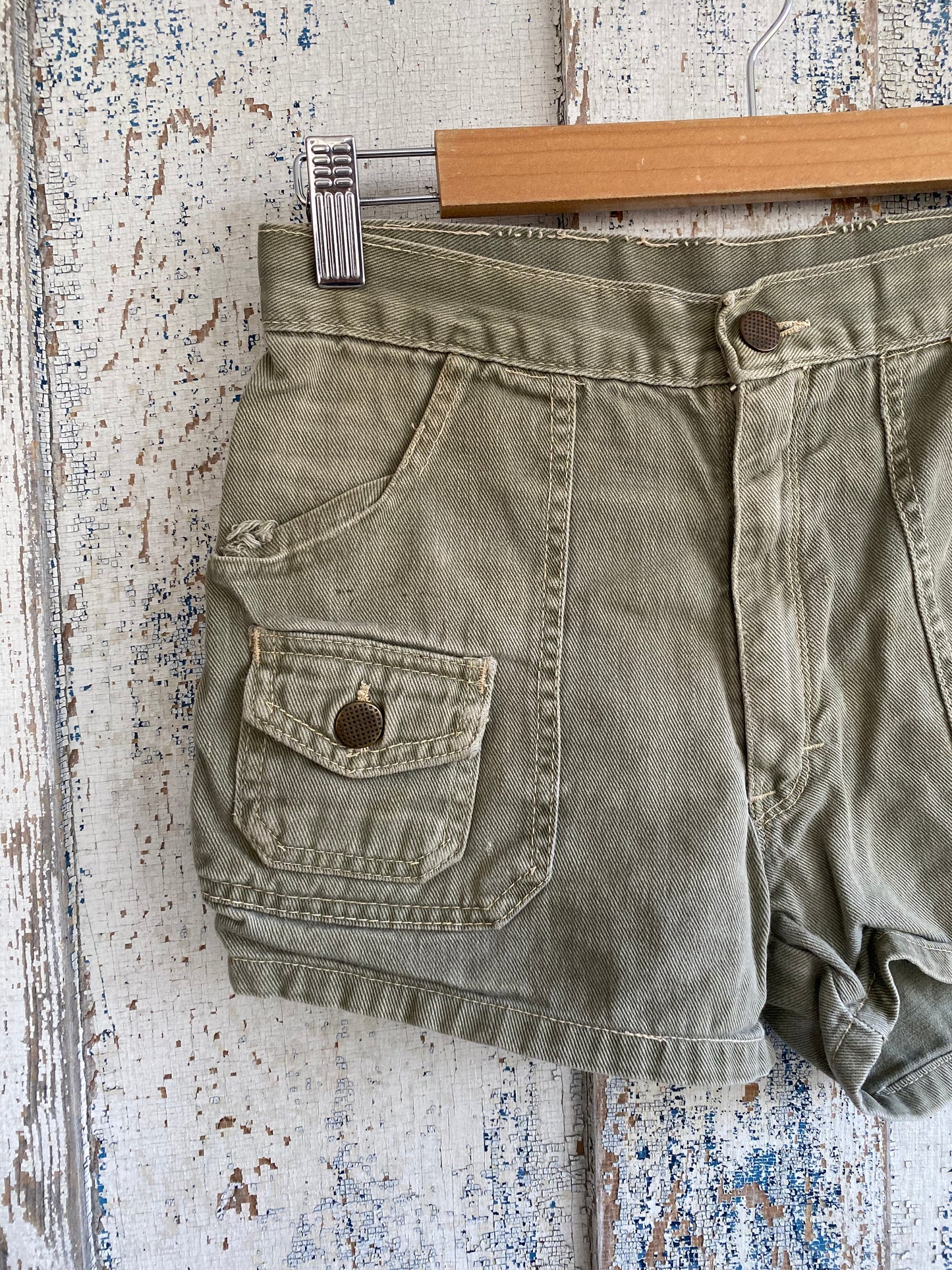 1970s Faded Green Shorts | 27