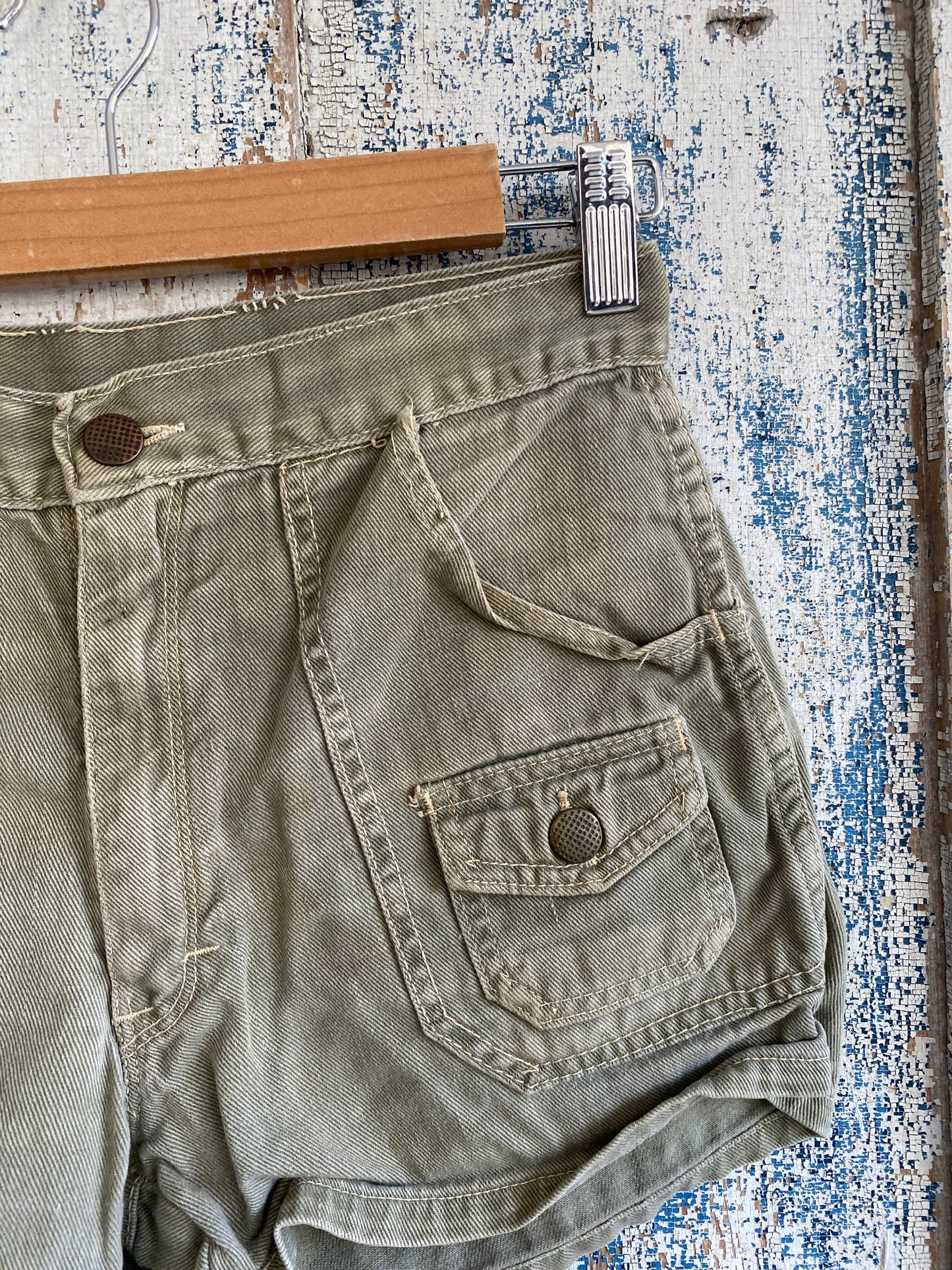 1970s Faded Green Shorts | 27