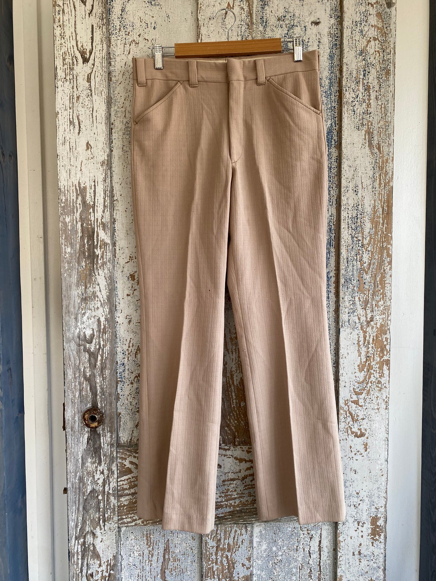 1970s Flared Knit Slacks | 31