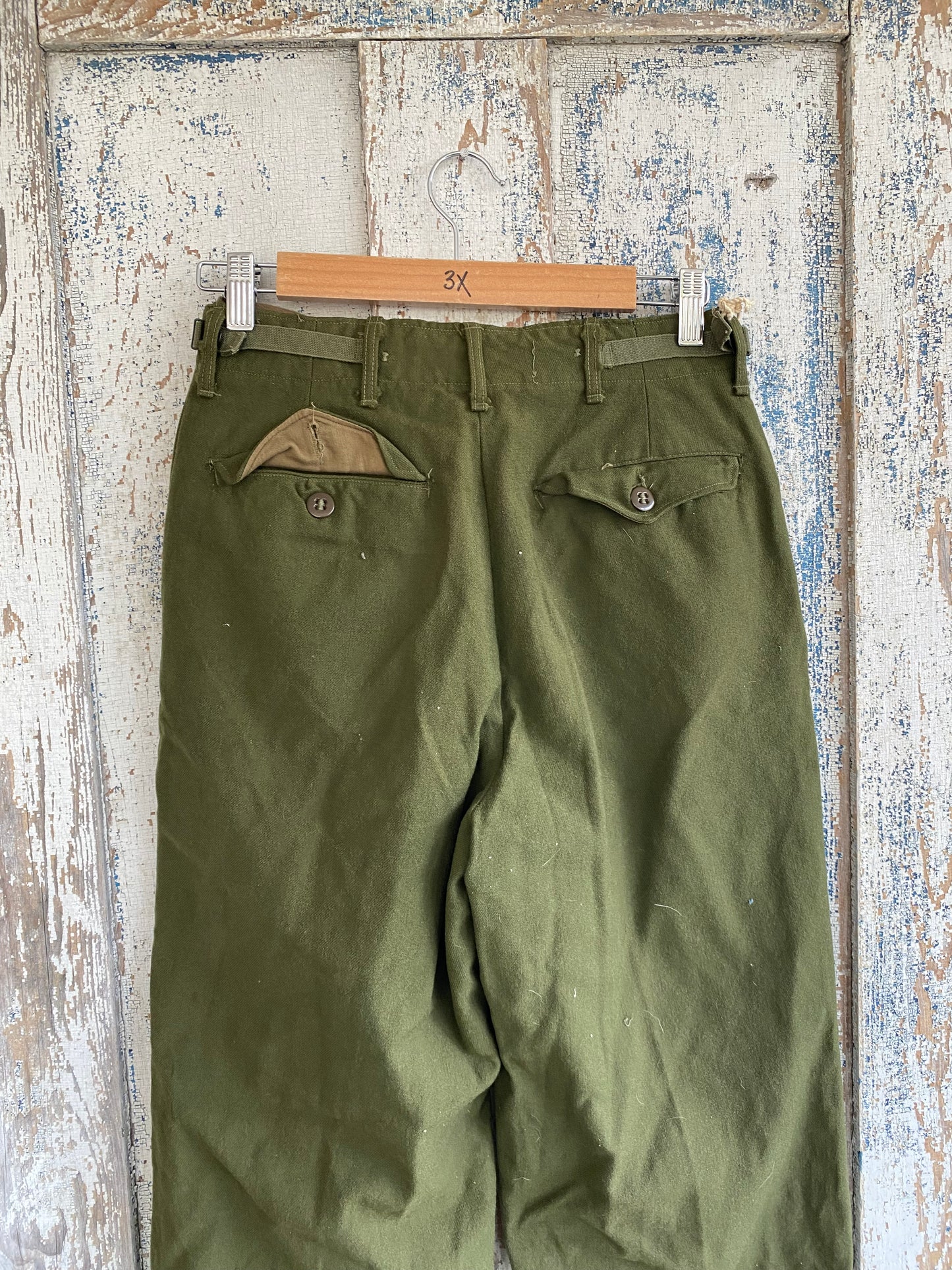 1960s Wool Military Pants | 27