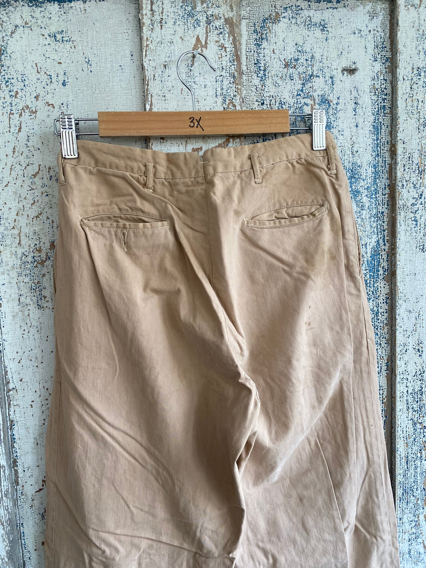 1950s Button Fly Work Pants | 29