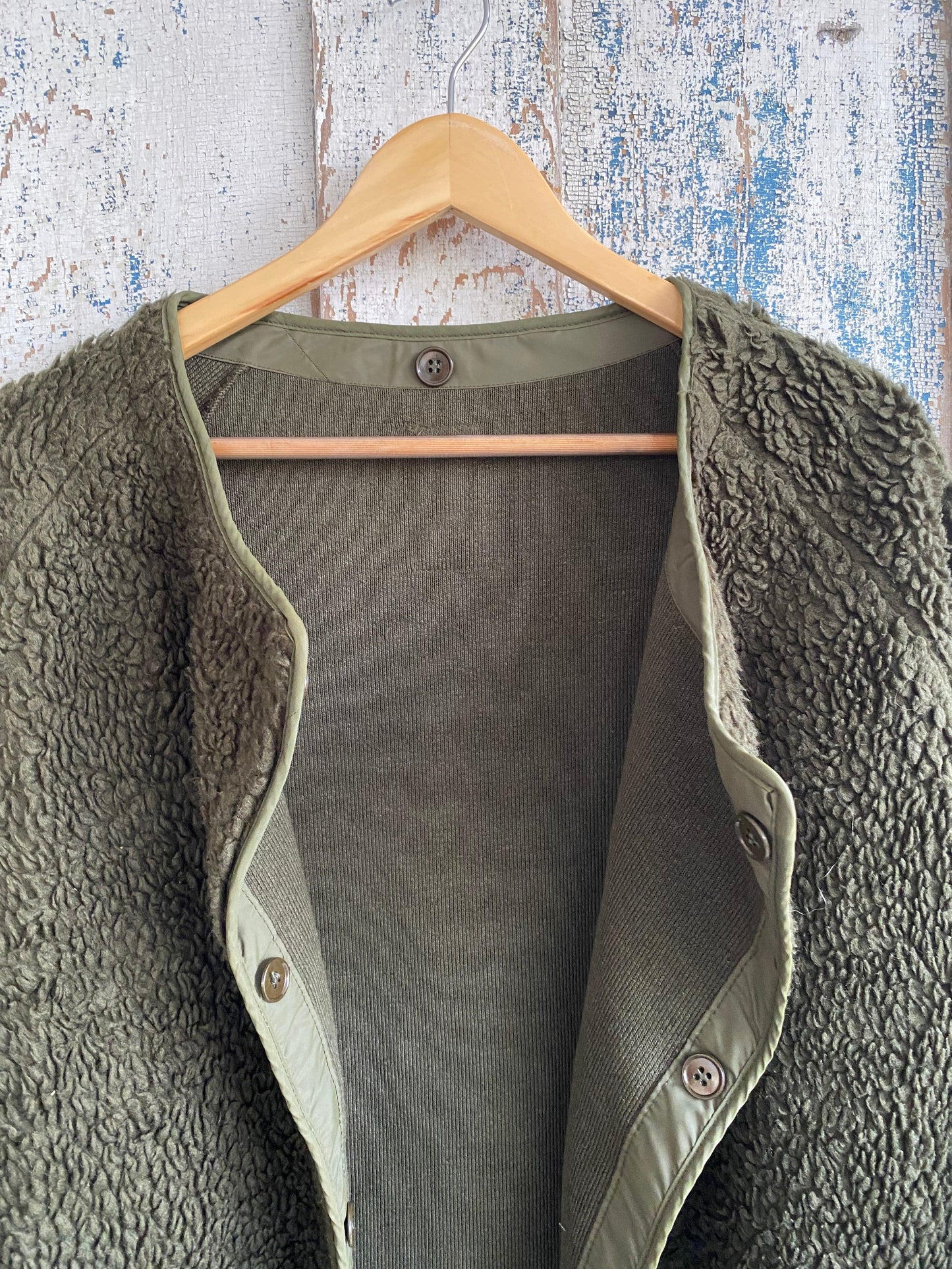 1970s Fleece Military Liner | XL