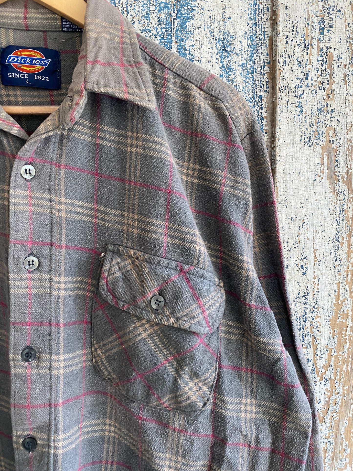 1990s Dickies Cotton Flannel | L
