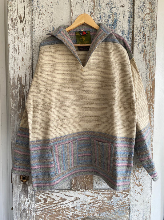 1970s Wool Pull Over | L
