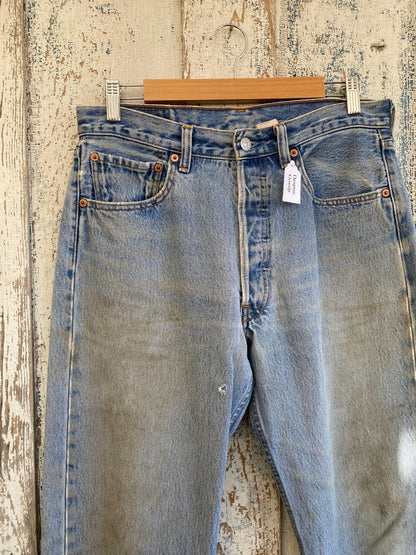 1990s Light Wash 501 Levi's | 32