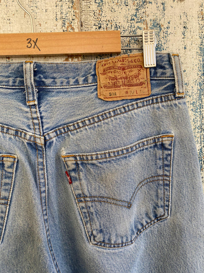 1990s Light Wash 501 Levi's | 32