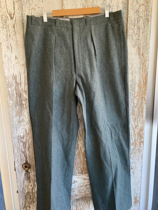 1970s "Wool" Military Pants | 36