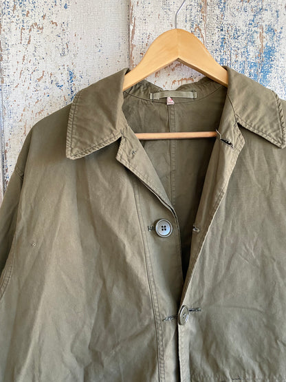 1970s Military Trench Coat | L