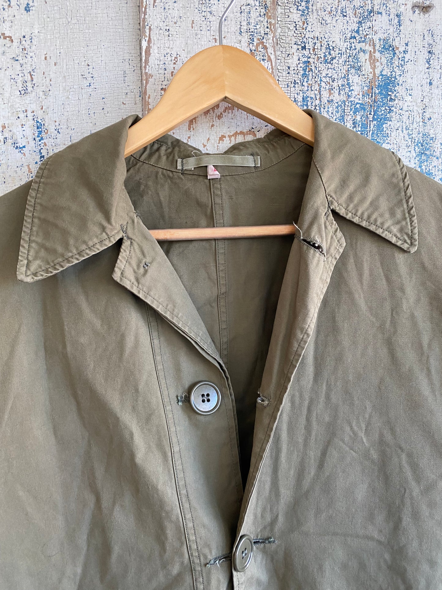 1970s Military Trench Coat | L